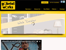 Tablet Screenshot of gabrielworks.com